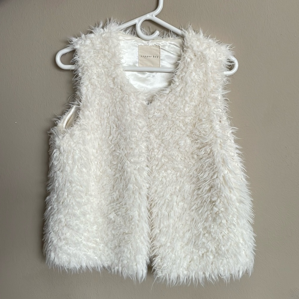 Faux fur vest